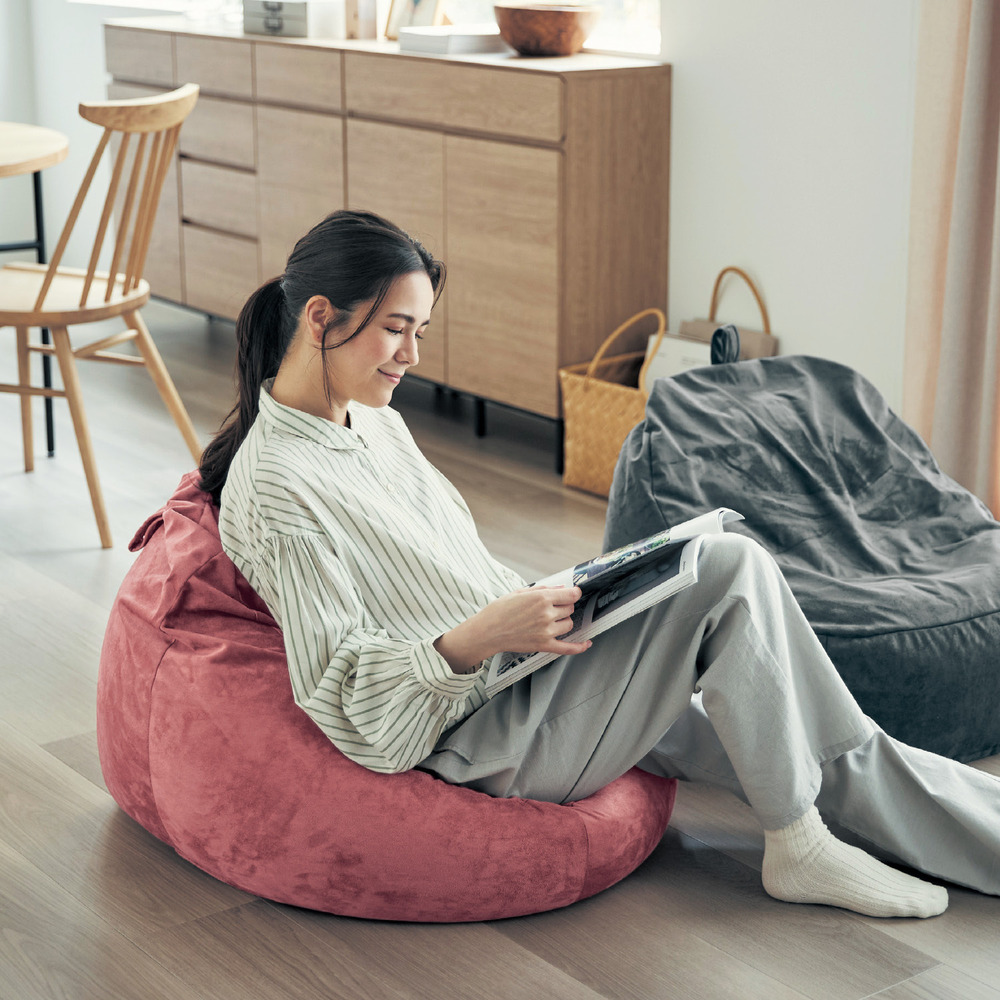 【BELLE MAISON DAYS】ビーズクッションスツール 【BELLE MAISON DAYS】ビーズクッションスツール