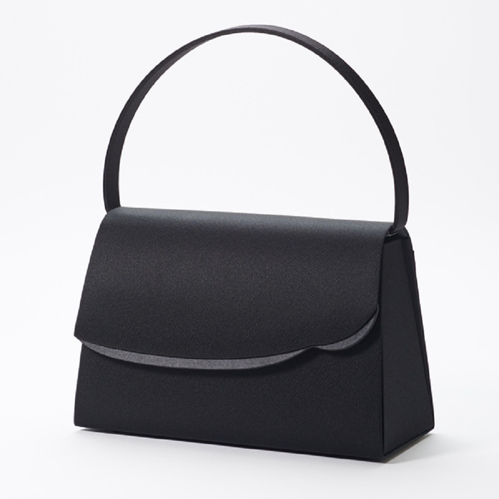 【東京ソワール/TOKYO SOIR】変形スカラップフォーマルバッグ【撥水】