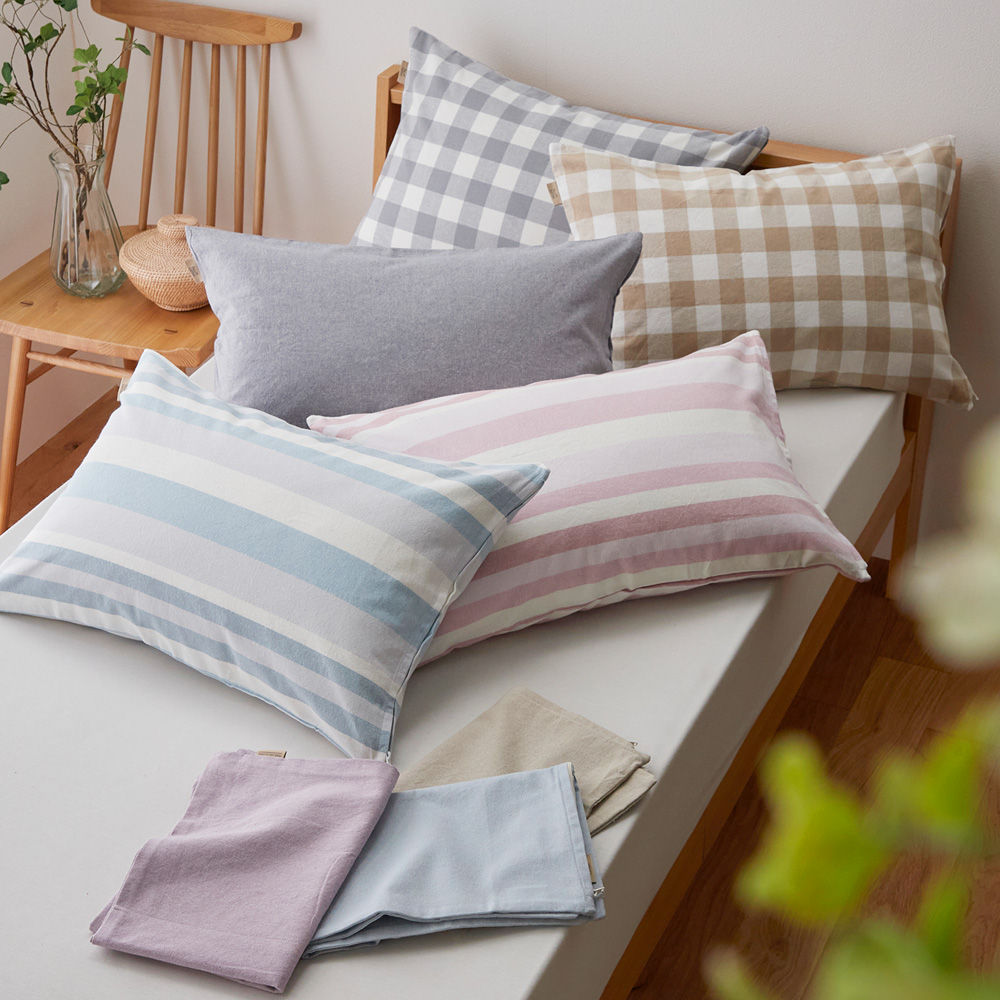 【ベルメゾン】綿素材のまくらカバー