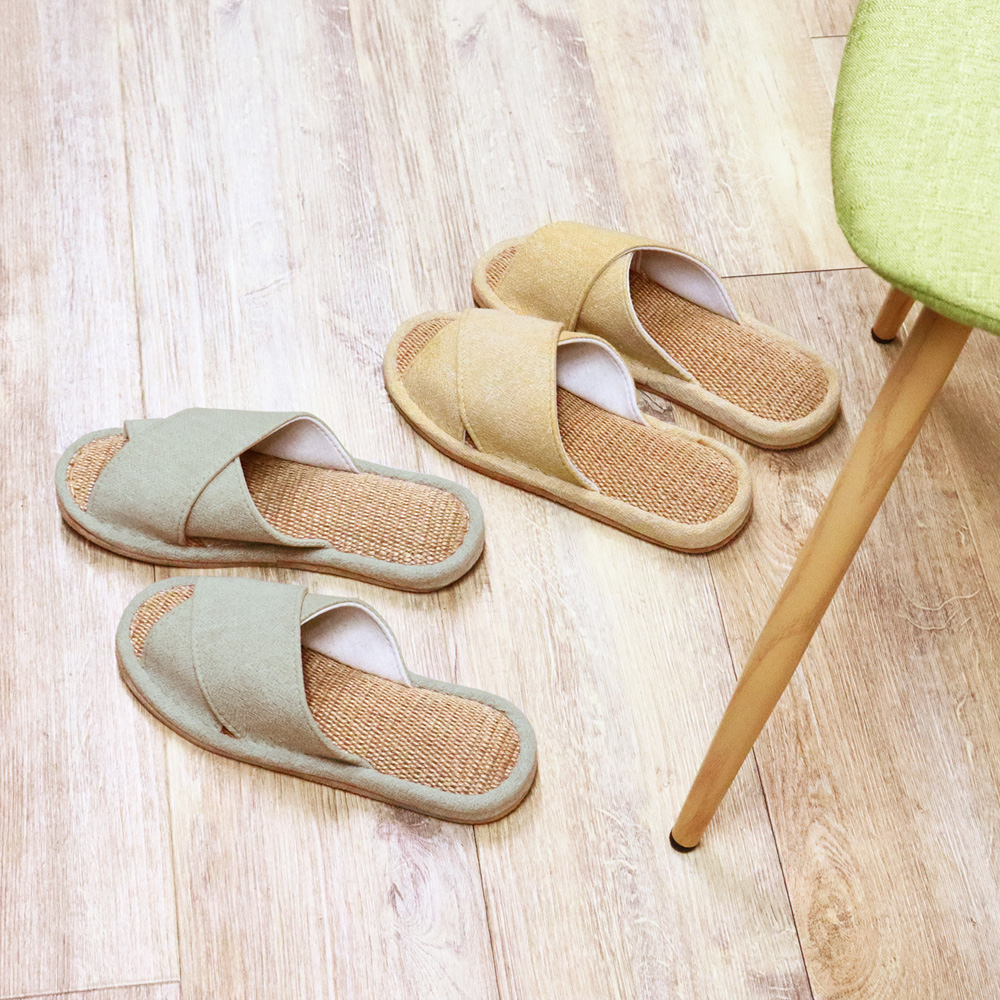 【ベルメゾン】ジュートクロススリッパ