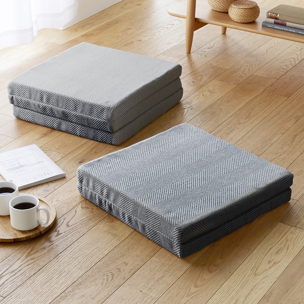 パレットベッドと使える折りたたみごろ寝マット 【座布団/座椅子/ソファー用クッション】BELLE MAISON DAYS パレットベッドと使える折りたたみごろ寝マット 【座布団/座椅子/ソファー用クッション】BELLE MAISON DAYS