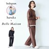 【ホットコット/Hotcott】ワンマイル・セットアップスウェット【インフルエンサーharukaコラボ】