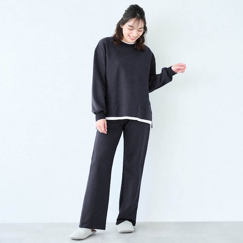 綿混あったかストレッチ・スウェットセット【harukaコラボ】