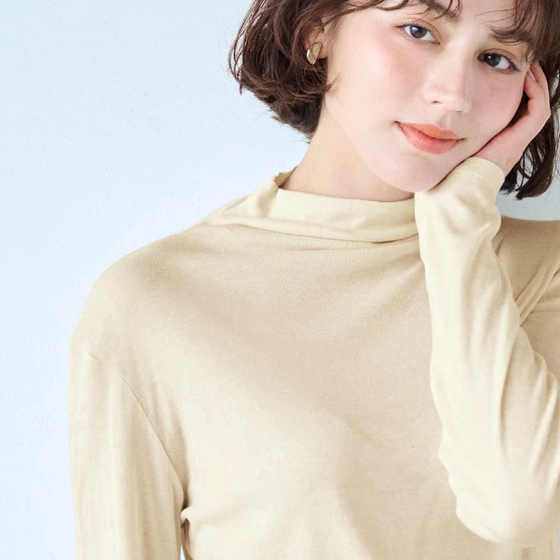 あたたかさと保湿機能を両立したシルク混