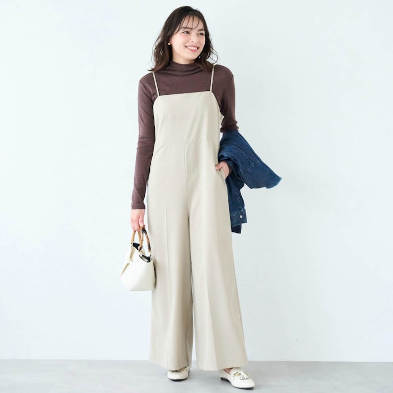 モデル身長161cm／M（ダークブラウン）