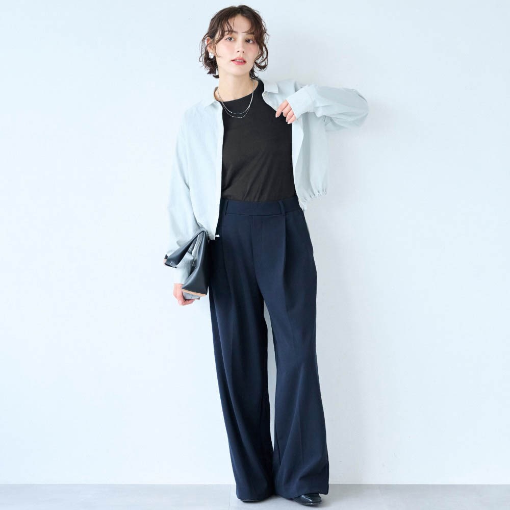 モデル身長162cm／M（ブラック）