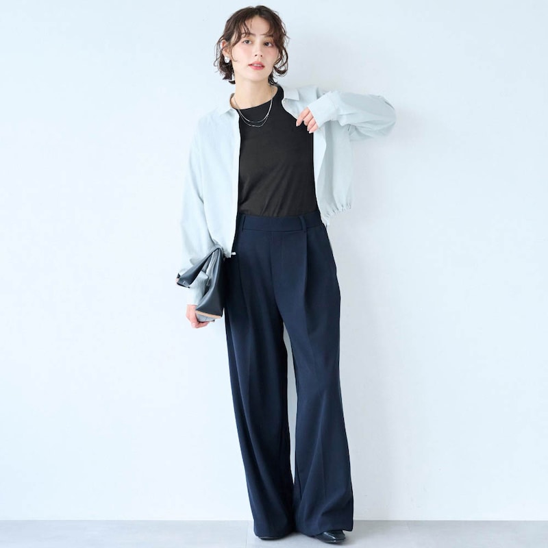 モデル身長162cm／M（ブラック）