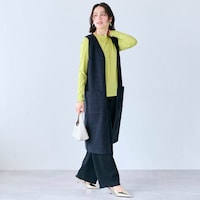 モデル身長162cm／M（ライム）