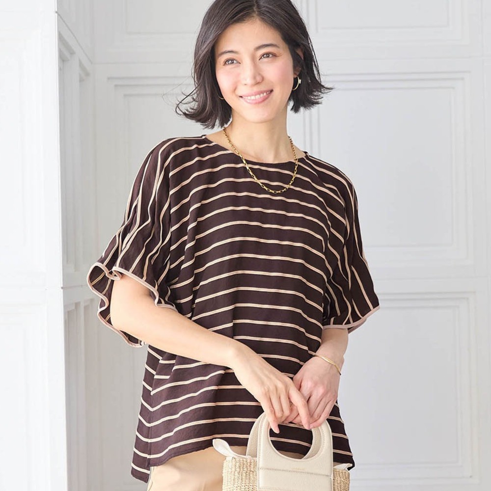 【スタイルノート/StyleNote】ボーダーブラウス