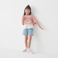 ライトブルー／モデル身長127cm・130サイズ着用