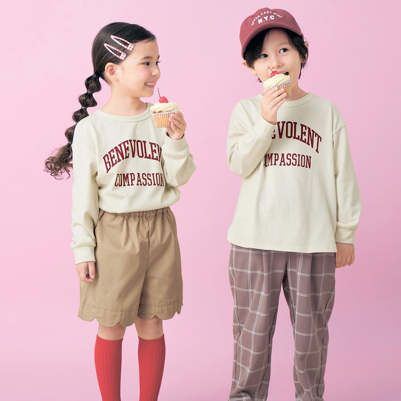 左)エクリュ／106.5cm・110、右)エクリュ／111cm、110