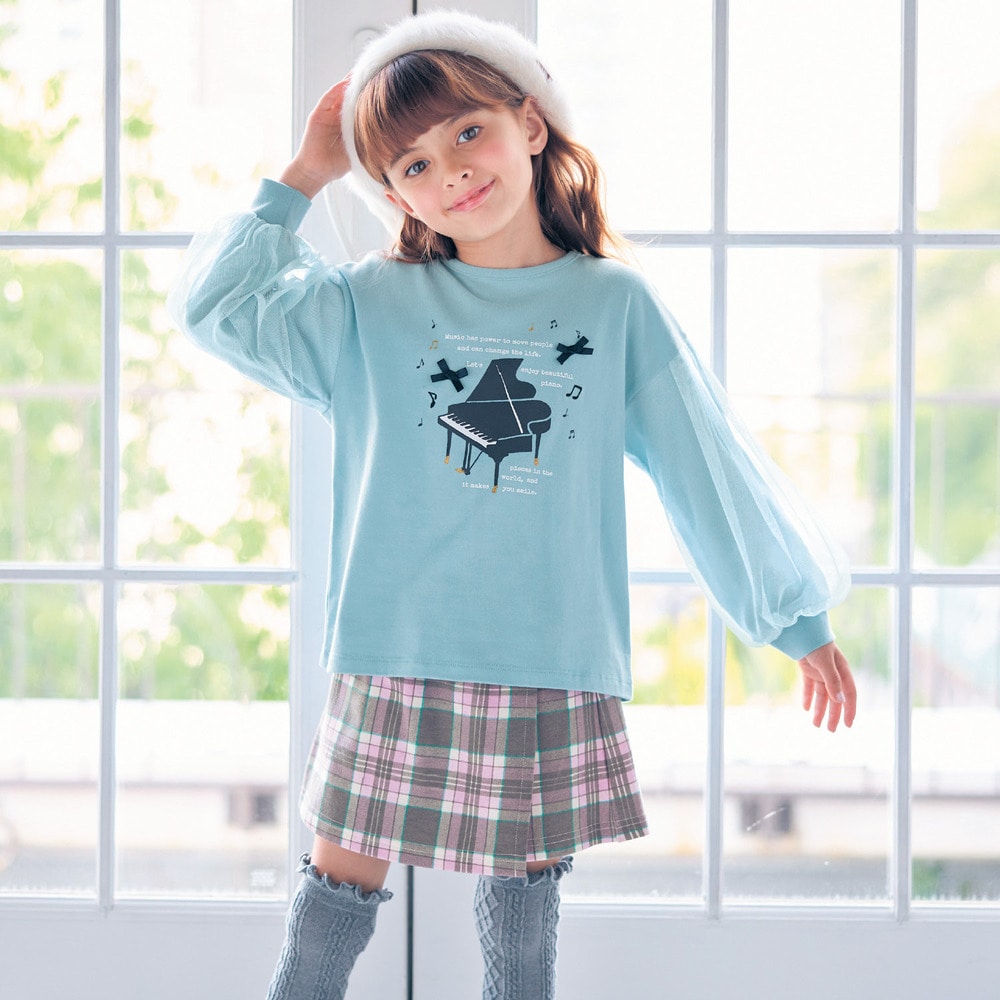 ラップ風キュロットパンツ（子供服 スカート/スカッツ）｜(ジータ/GITA