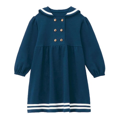 セーラーワンピース 【子供服 長袖】