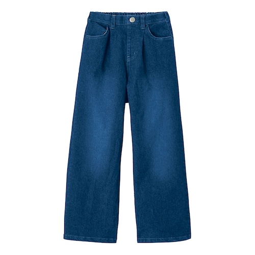 タックワイドデニムパンツ 【子供ズボン】