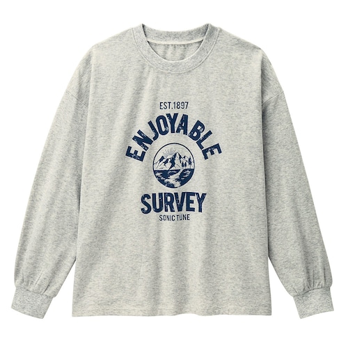 抗菌防臭プリントワイドシルエット長袖Ｔシャツ 【子供服】