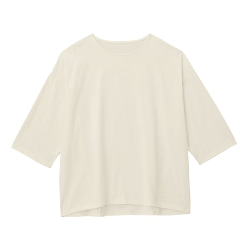 裾タック七分袖Ｔシャツ
