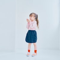 モデル身長110cm、110サイズ着用