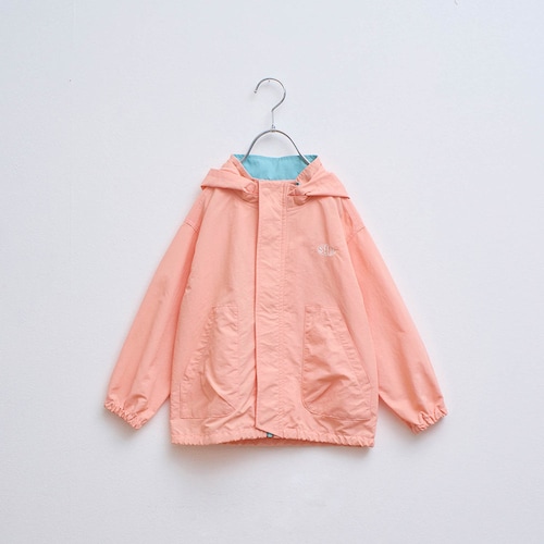 水はじく配色ロゴ刺繍ウィンドブレーカー 【子供服】