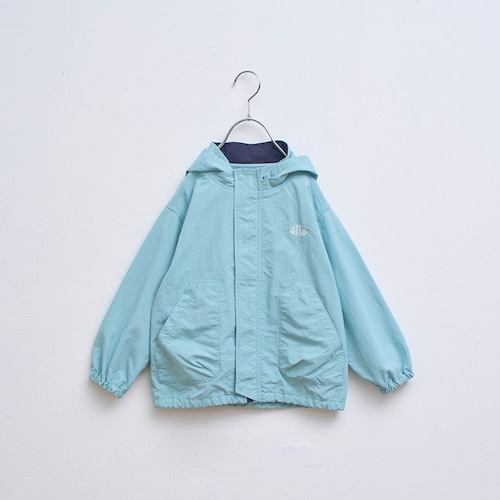 水はじく配色ロゴ刺繍ウィンドブレーカー 【子供服】