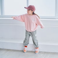 モデル身長110cm、110サイズ着用