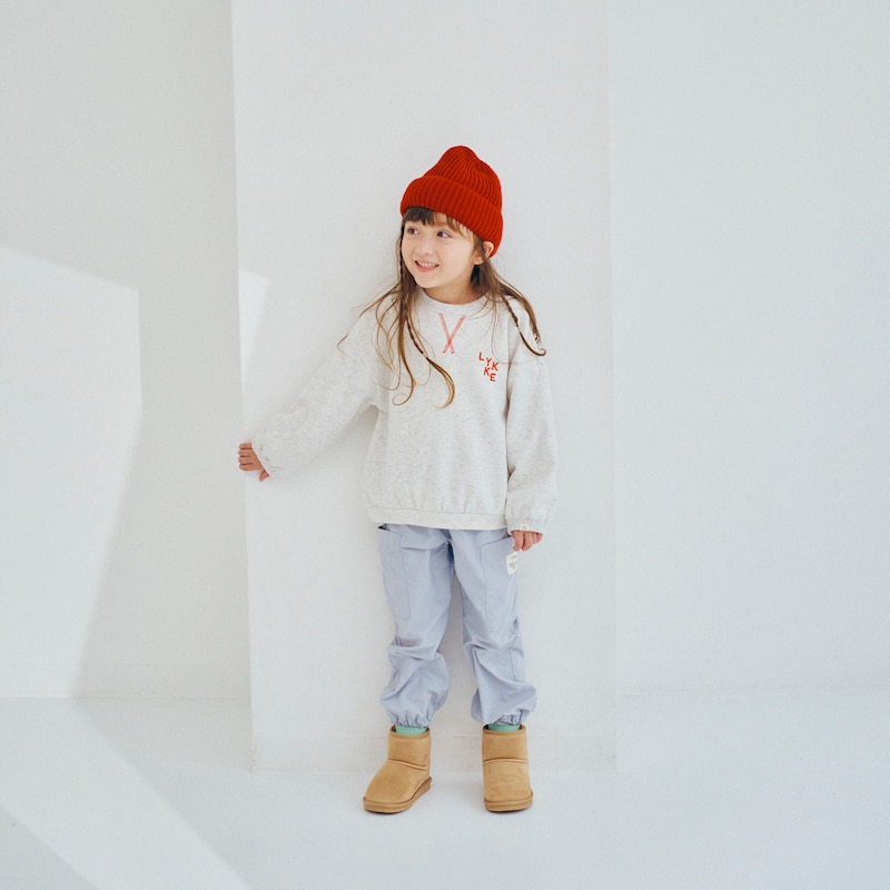 モデル身長110cm、110サイズ着用