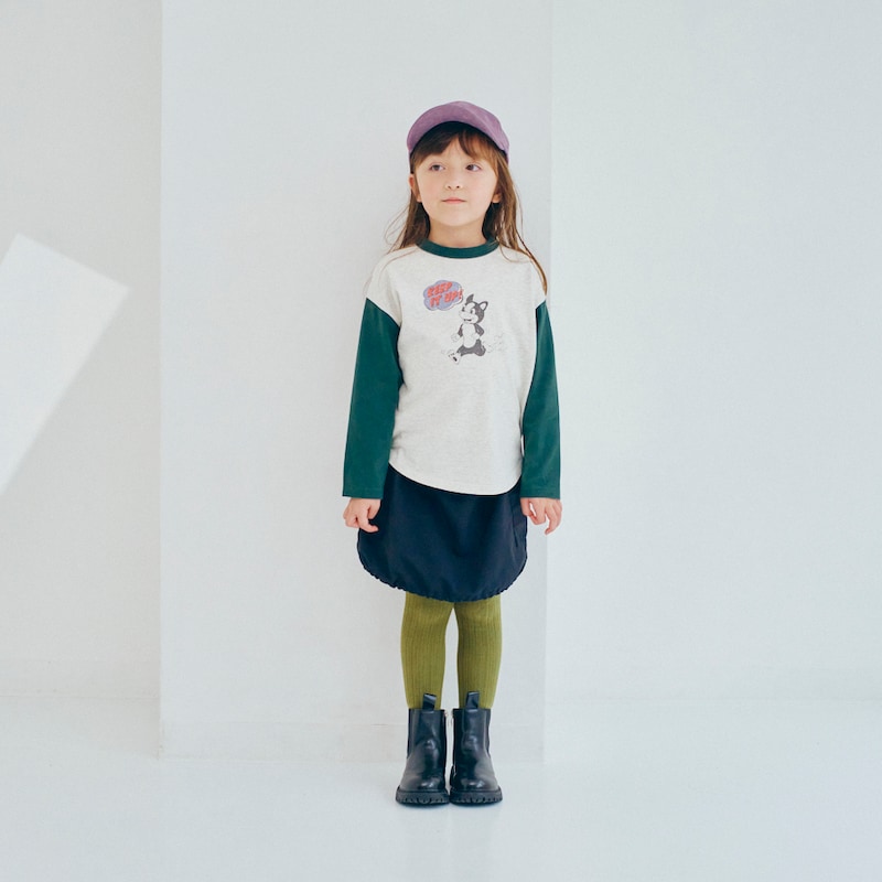 モデル身長110cm、110サイズ着用