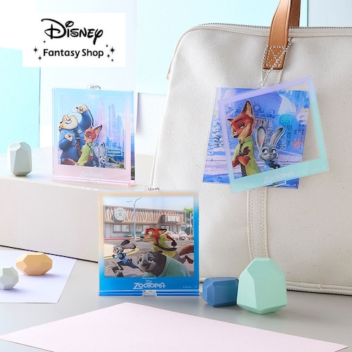 ２WAY仕様のフォトフレーム風アクリルキーホルダー「ズートピア」