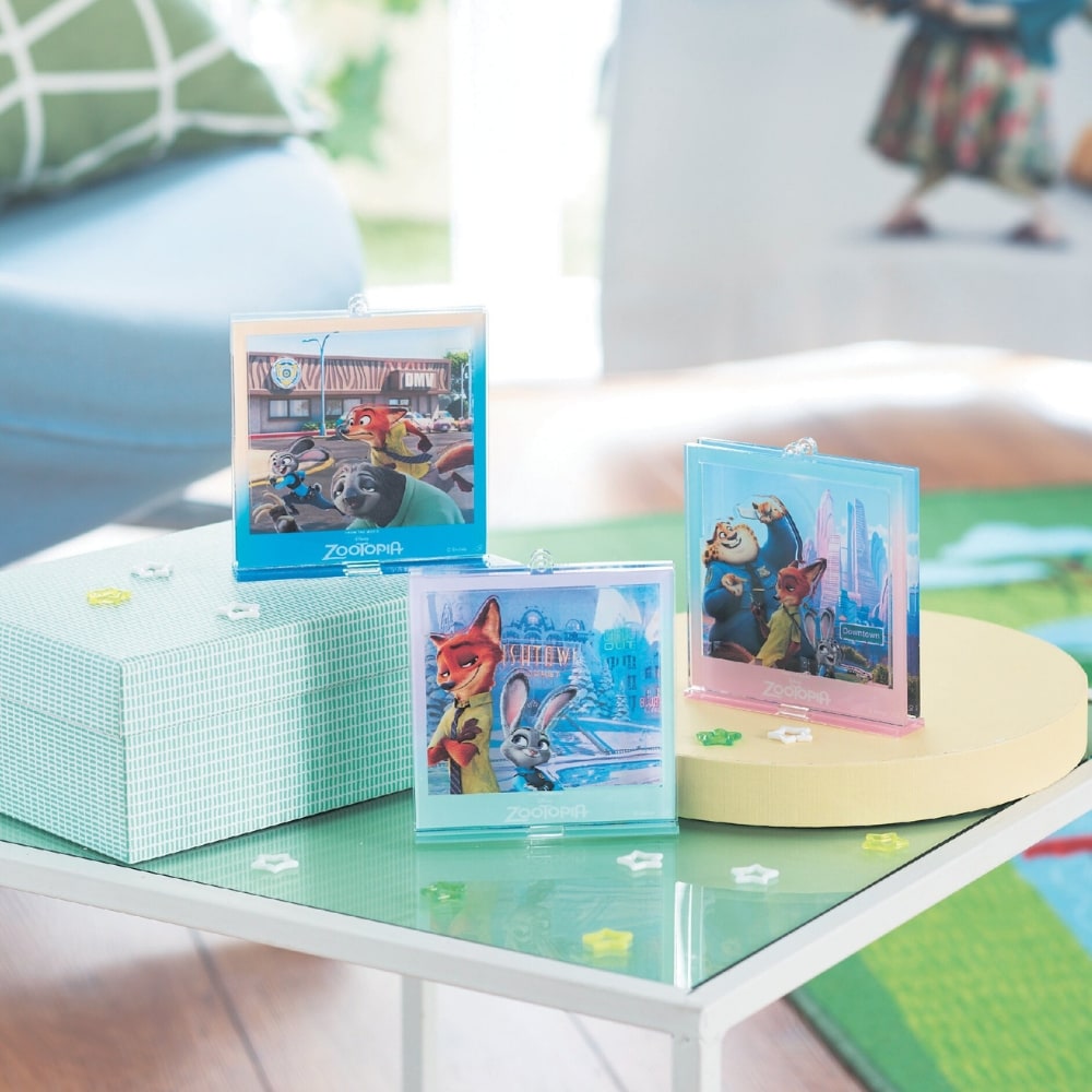 2WAY仕様のフォトフレーム風アクリルキーホルダー「ズートピア