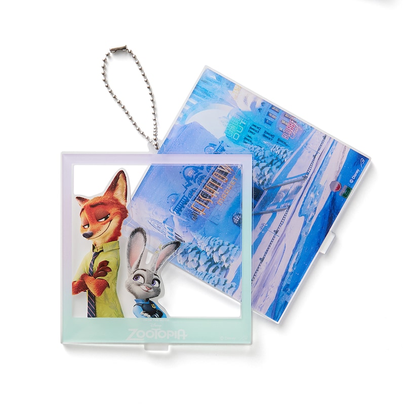 キーホルダー(背景付き)時/ツンドラ・タウン(ニック＆ジュディ)