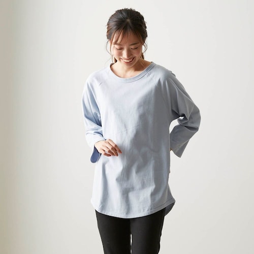 長袖ラグランスリーブTシャツ