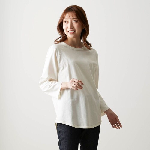 長袖ラグランスリーブTシャツ
