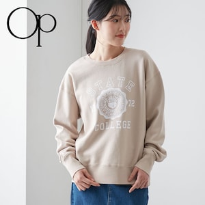 【オーシャンパシフィック/OCEAN PACIFIC】ロゴプリントクルーネックスウェットプルオーバー