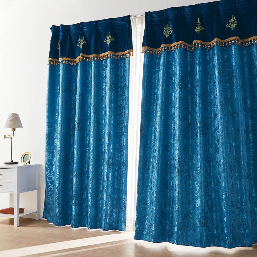 Disney 美女と野獣　遮光カーテン 楽天市場】美女と野獣 ディズニー 遮光 カーテン 100×178cm 遮光