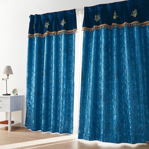 贅沢仕上げの遮光・遮熱カーテン「美女と野獣」（ディズニー/Disney）