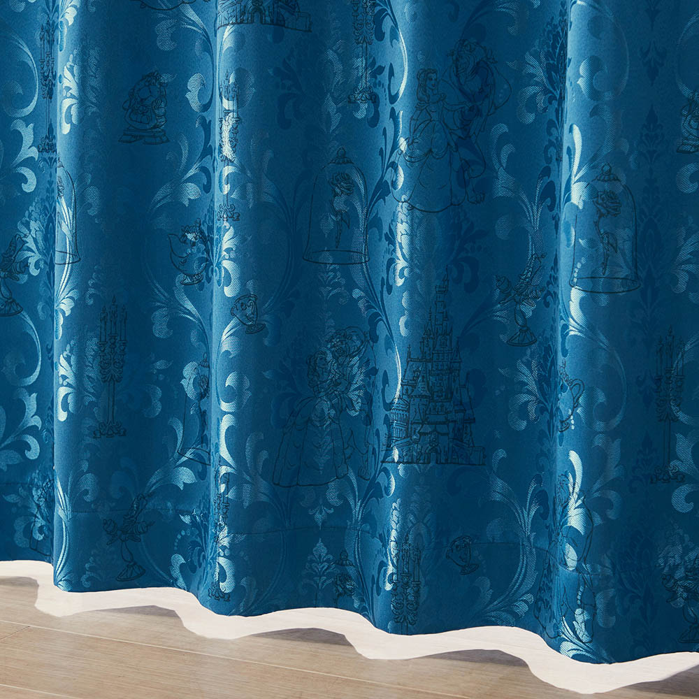 贅沢仕上げの遮光・遮熱カーテン「美女と野獣」(ディズニー/Disney) 贅沢仕上げの遮光・遮熱カーテン「美女と野獣」(ディズニー/Disney)