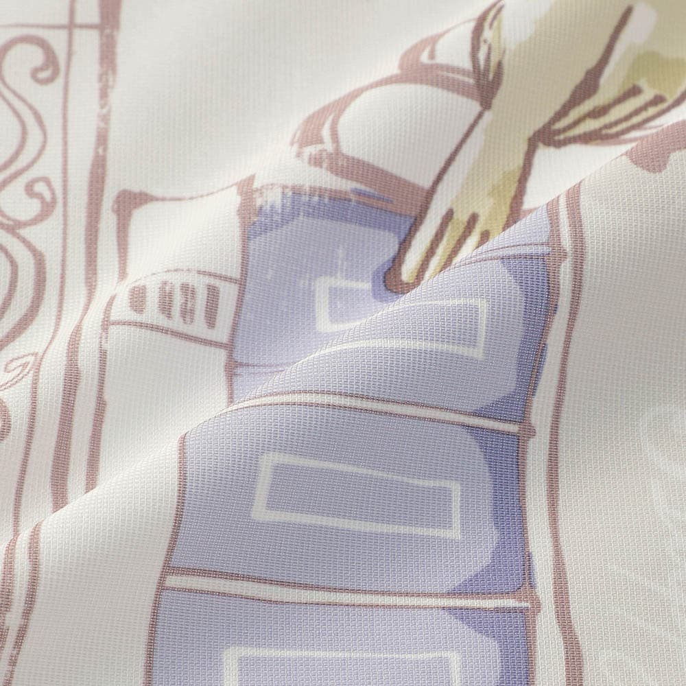 UVカット・遮熱・遮像レースカーテン「美女と野獣」(ディズニー/Disney