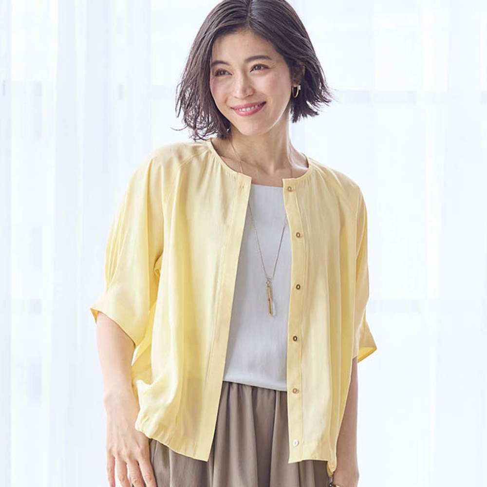 【スタイルノート/StyleNote】羽織りにもなるバルーンブラウス