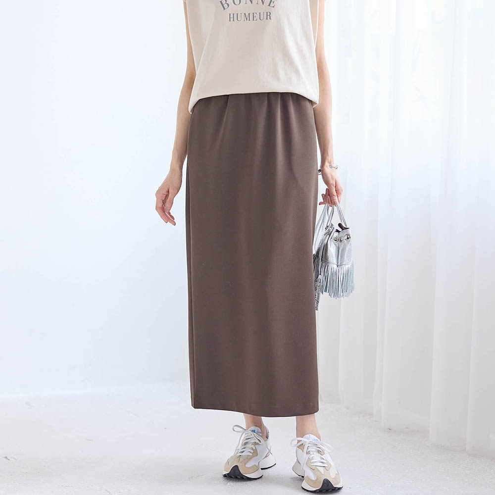 【スタイルノート/StyleNote】きれい見えイージーIラインスカート