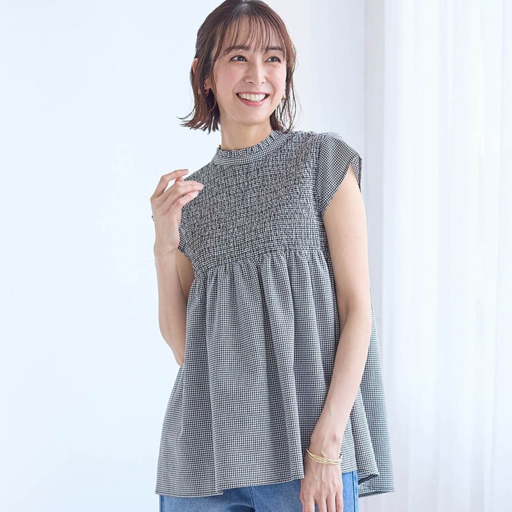 【スタイルノート/StyleNote】シャーリングデザインブラウス