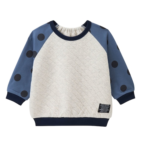 保育士さんの声から生まれたお着替えしやすいラグランスウェットシャツ 【ベビー服 長袖】