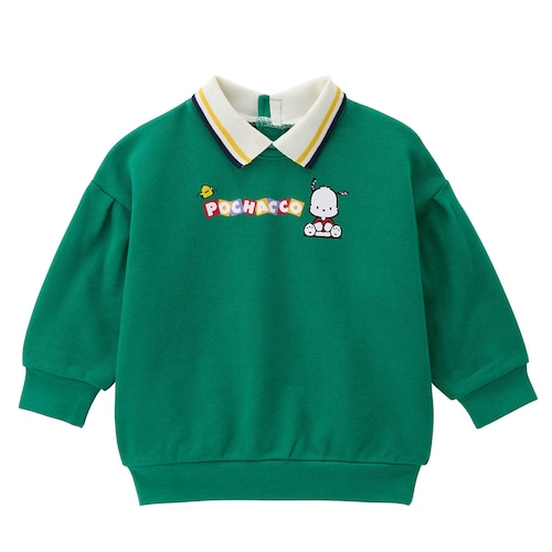 編立てリブ襟裏毛スウェットシャツ「サンリオキャラクターズ」 【ベビー服 子供服 長袖】