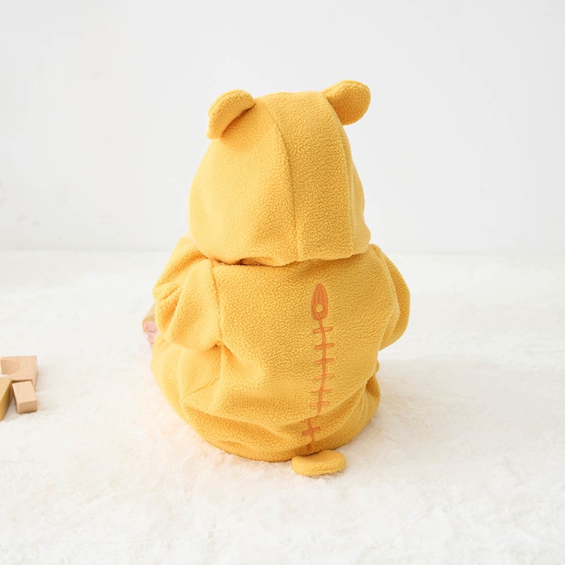 リラックマ（ベージュ）／モデル身長73cm・60～70サイズ着用着用・体重9.1kg