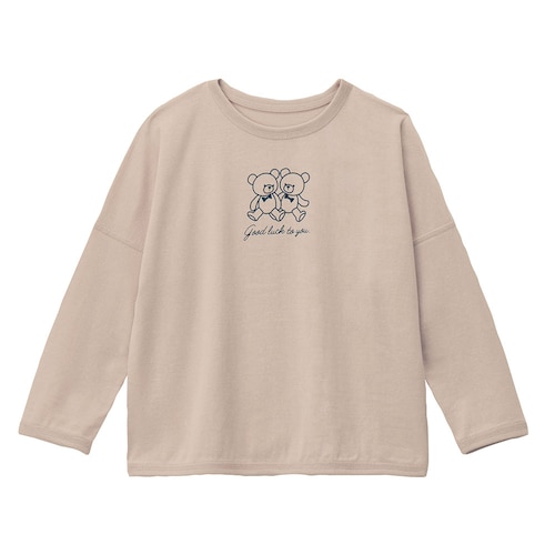 ベビー肌着と同じ製法で作った敏感肌さんのための長袖Ｔシャツ 【子供服】