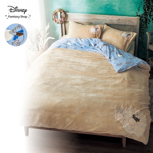 マイクロファイバーの掛け布団カバー「くまのプーさん」