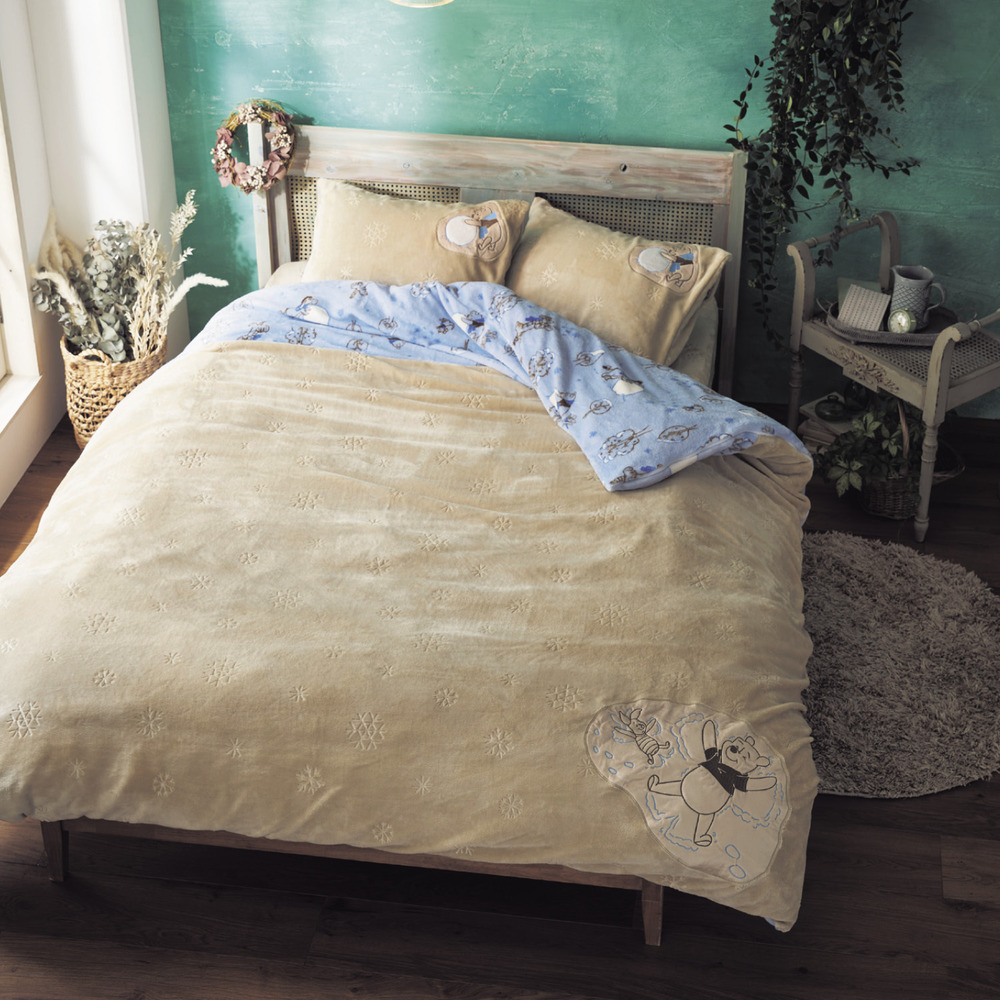 マイクロファイバーの布団カバーセット(3点)「くまのプーさん」(ディズニー/Disney) マイクロファイバーの布団カバーセット(3点)「くまのプーさん」(ディズニー/Disney)