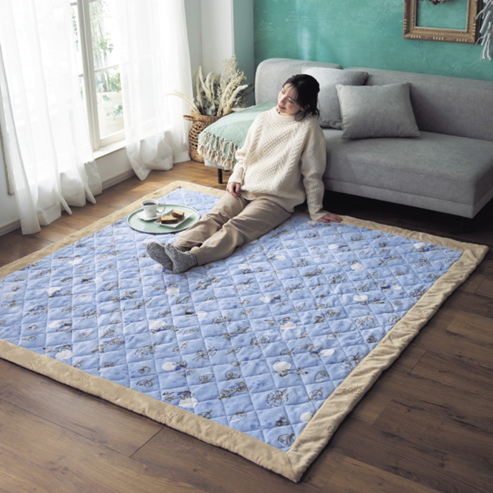 マイクロファイバーのキルトラグ「くまのプーさん」(ディズニー/Disney) マイクロファイバーのキルトラグ「くまのプーさん」(ディズニー/Disney)