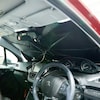 【ベルメゾン】傘のようにパッと開く!自動車用折りたたみ式サンシェード 【遮光 遮熱 UVカット】