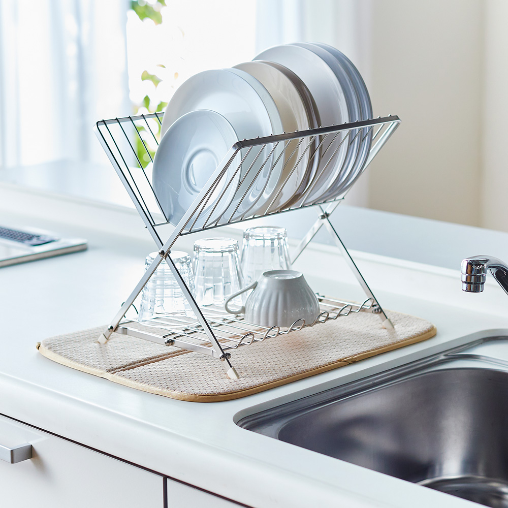 【ベルメゾン】たためる水切りラック