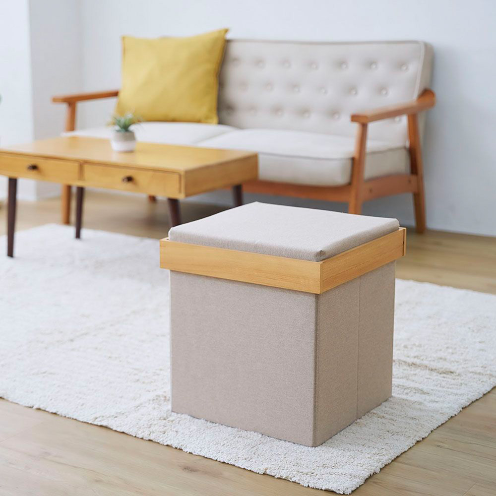 【ベルメゾン】サイドテーブルにもなる4Way収納ボックス 【ベルメゾン】サイドテーブルにもなる4Way収納ボックス