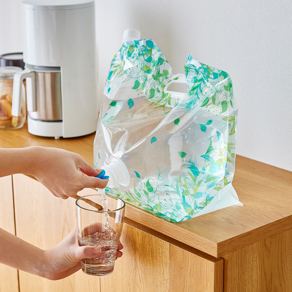 【ベルメゾン】【防災】コンパクトウォーターバッグ(蛇口付き)2個セット